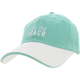 Beach Aqua Adjustable Hat