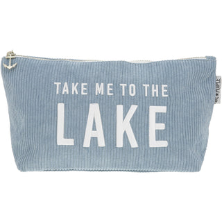 Lake Corduroy Zippered Pouch