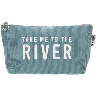River Corduroy Zippered Pouch