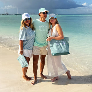Beach Corduroy Tote Bag
