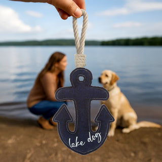 Lake Dog 14.5" Dog Toy on Rope