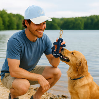 Lake Dog 14.5" Dog Toy on Rope