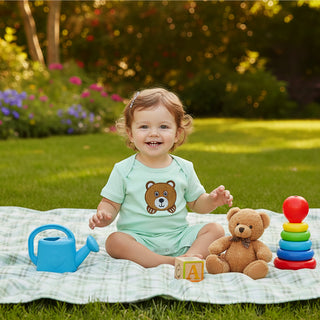 Bear 6-12 Months Romper