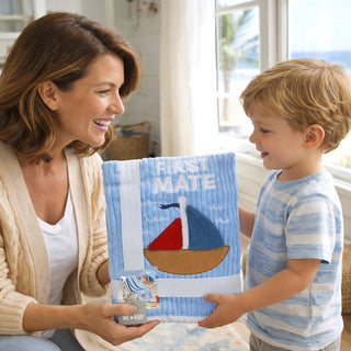 First Mate 30" x 40" Ribbed Plush Blanket