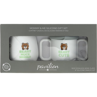 Beary Mommy & Me Silicone Gift Set