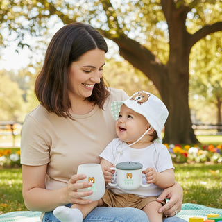 Beary Mommy & Me Silicone Gift Set