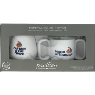 Boater Mommy & Me Silicone Gift Set
