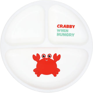 Crabby Divided Silicone Suction Plate