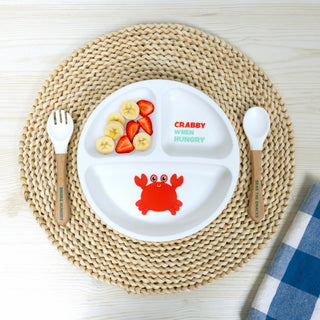 Crabby Divided Silicone Suction Plate