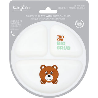 Tiny Cub Divided Silicone Suction Plate