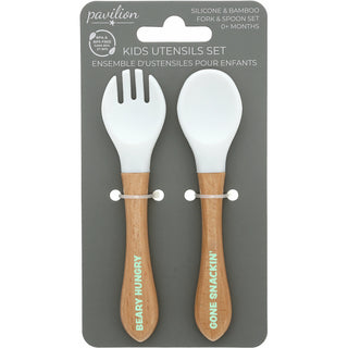 Beary Hungry Kids Utensils Set