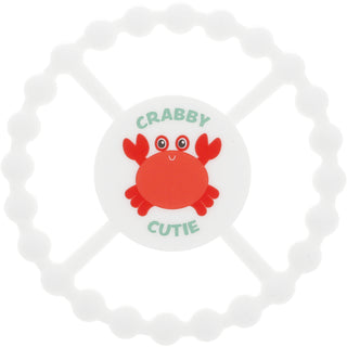 Crabby 4.5" Silicone Baby Teether
