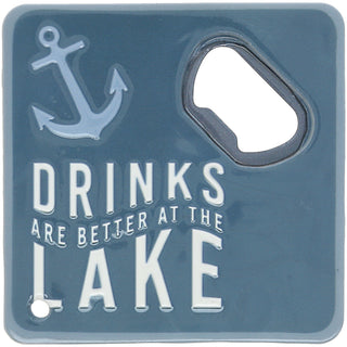 Lake Bottle Opener Coaster