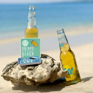 Lake Bottle Opener Coaster