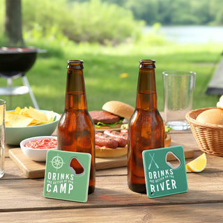 River Bottle Opener Coaster
