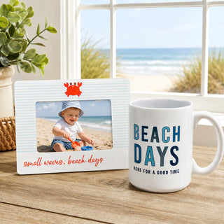Beach Days 8.25" x 6.5" Frame (Holds 6" x 4" Photo)