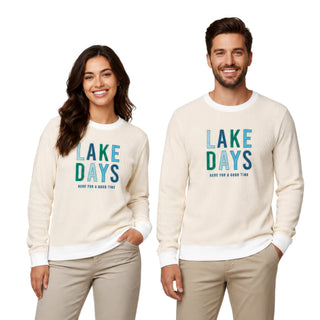 Lake XL/XXL Ivory Corded Crewneck