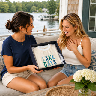 Lake S/M Ivory Corded Crewneck