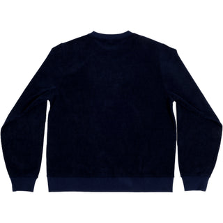 Camp L/XL Navy Corded Crewneck