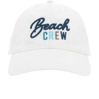 Beach Crew White Adjustable Hat