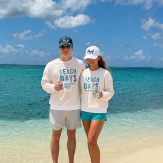 Beach Crew White Adjustable Hat