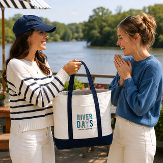 River Days Canvas Tote Bag