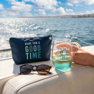 Good Time Zippered Pouch