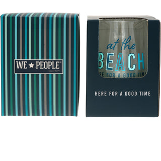 At The Beach Gift Boxed 18 oz Stemless Wine Glass