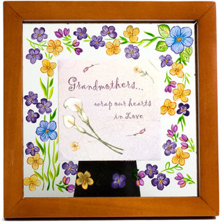 Grandmother 6.5" Square Glass Frame/Plaque