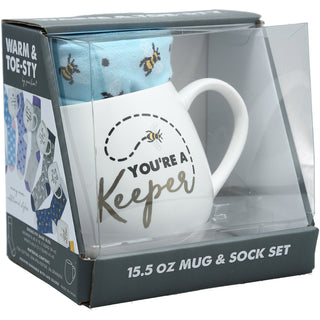 Keeper 15.5 oz Mug and Sock Set