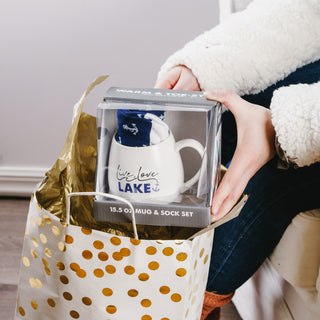 Lake 15.5 oz Mug and Sock Set