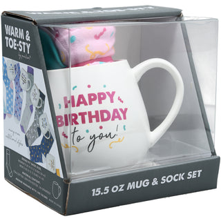 Birthday 15.5 oz Mug and Sock Set