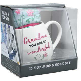 Grandma 15.5 oz Mug and Sock Set