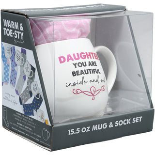 Daughter 15.5 oz Mug and Sock Set