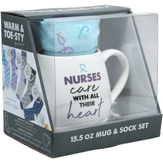 Nurse 15.5 oz Mug and Sock Set