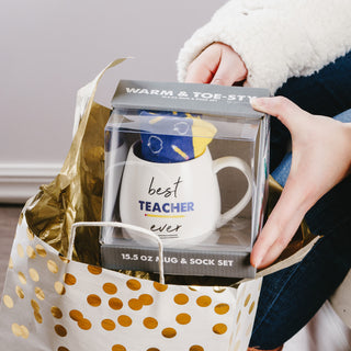 Teacher 15.5 oz Mug and Sock Set