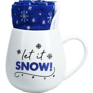 Snow 15.5 oz Mug and Sock Set