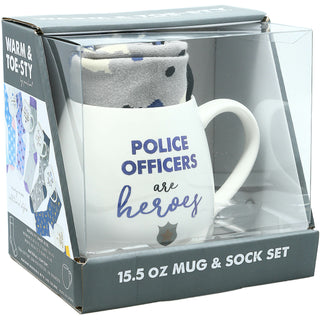 Police 15.5 oz Mug and Sock Set