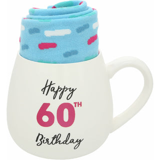 60th Birthday 15.5 oz Mug and Sock Set