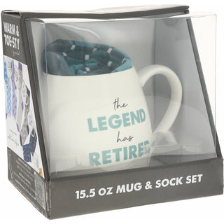 The Legend 15.5 oz Mug and Sock Set