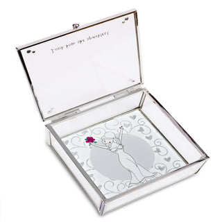 Beautiful Bride 4" Glass Keepsake Box