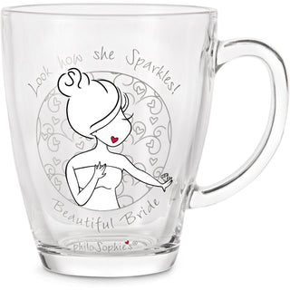 Bride 12.5 oz Glass Cup