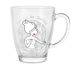 Bride 12.5 oz Glass Cup