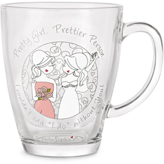 Pretty Girl 12.5 oz Glass Cup