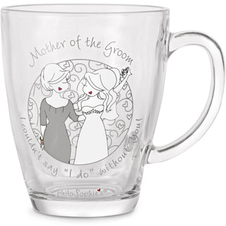 Mother of the Groom 12.5 oz Glass Cup