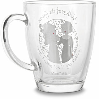 Mother of the Groom 12.5 oz Glass Cup