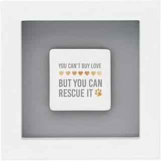 Rescue Love 4.75" Plaque