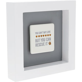 Rescue Love 4.75" Plaque