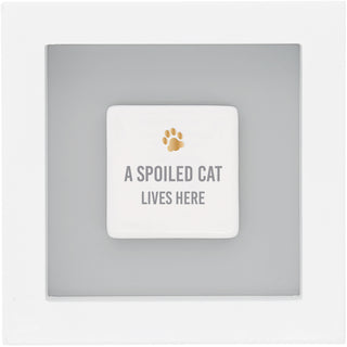 A Spoiled Cat 4.75" Plaque