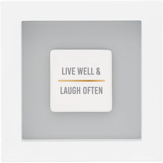 Laugh Often 4.75" Plaque